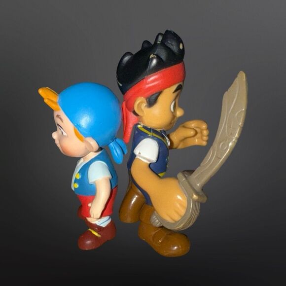 Disney Jake And The Neverland Pirate Ship Action Figures & Projectiles A8 - Picture 4 of 9